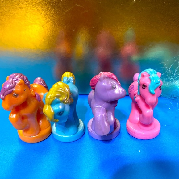 MY LITTLE PONY G1 80’s PETITE PONIES PRETTY N PEARLY PONIES & A PONY TAILS PONY - Picture 3 of 15